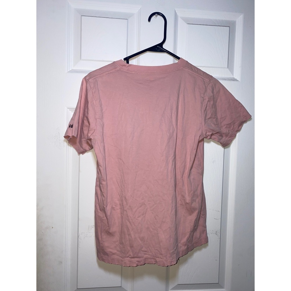 Uniqlo UT Heather Brown Surfer Girl Graphic T-Shirt Pink XS Surf Art Tee - Picture 2 of 5